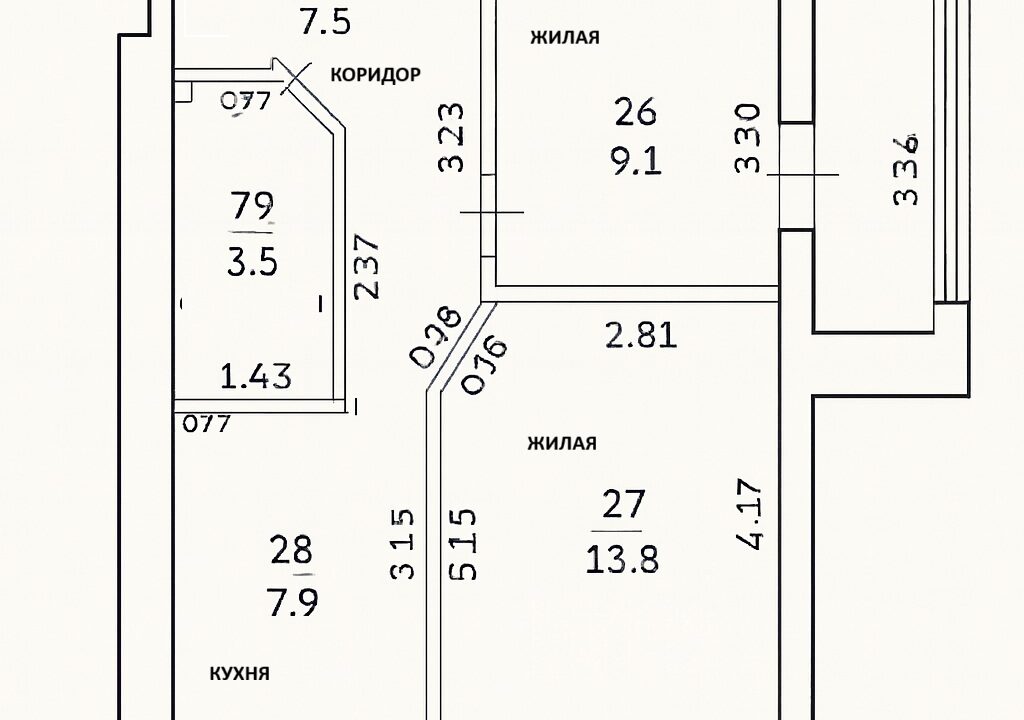 План квартиры